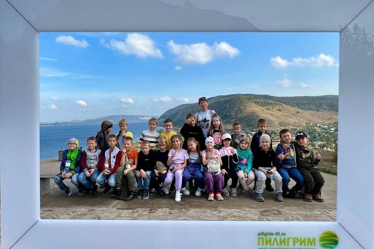 Самарская Лука, селфи с бурлаками.