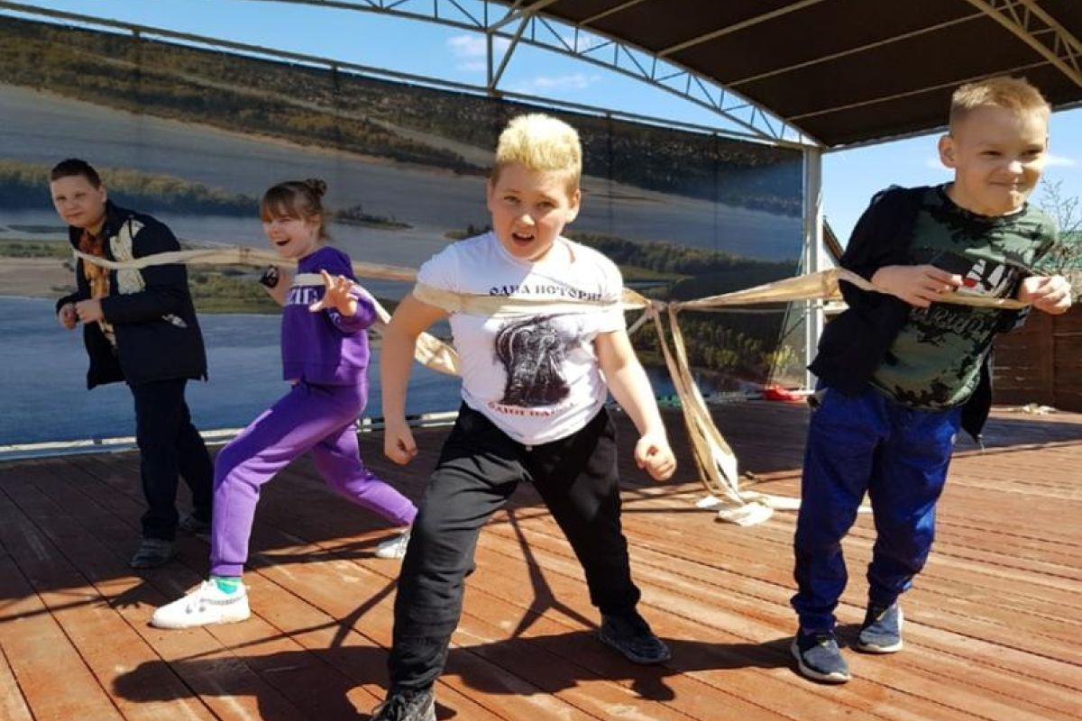 Самарская Лука, селфи с бурлаками.