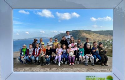 Самарская Лука, селфи с бурлаками.